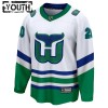 Børn NHL Carolina Hurricanes Trøje Sebastian Aho Whalers Premier 2023-24 Hvid